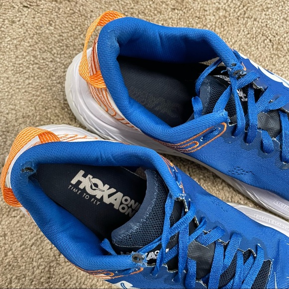 Hoka One One Carbon X Men’s Sneakers Size 10 Color: IMPERIAL BLUE / WHITE - Picture 10 of 15